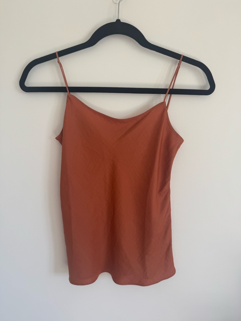 Banana Republic Rust Orange Satin Camisole